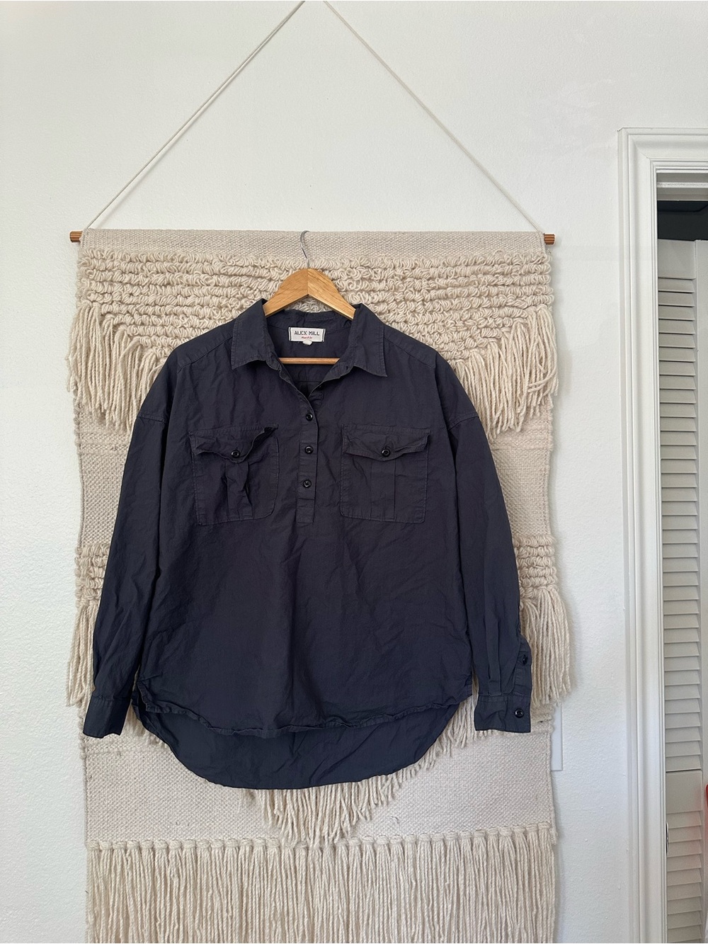 Alex Mill Keeper Popover Cotton Shirt
